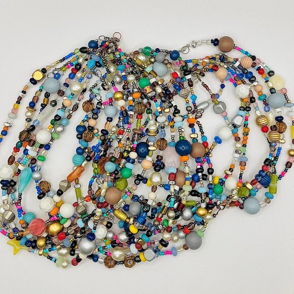 Handmade Beaded Necklace - Surprise Selection from 15 Unique Designs - Picture 1 of 7